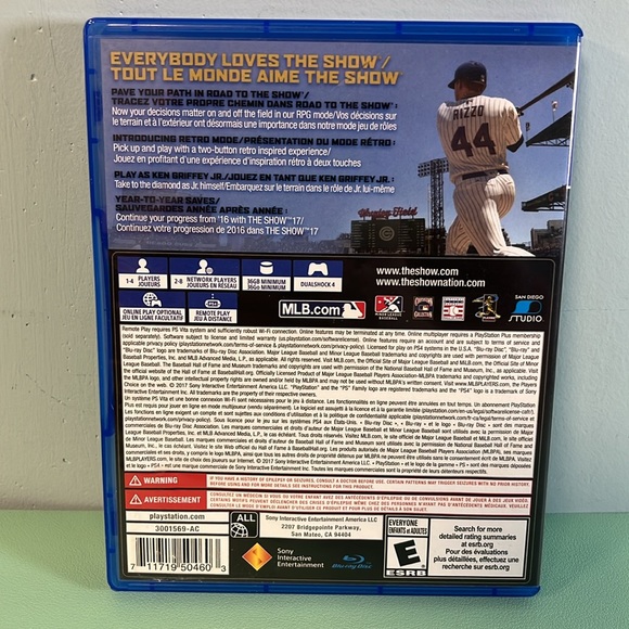 PS4 The Show 17 Console Game, Rated E for Everyone, Baseball Video Game - Picture 2 of 5
